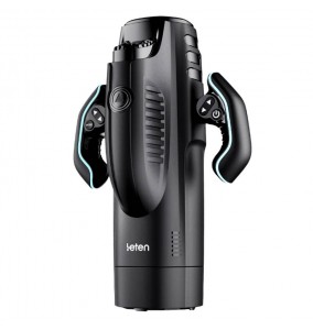 HK LETEN - Bermuda Stormy Retractable Sucking Masturbator (Chargeable - Black)